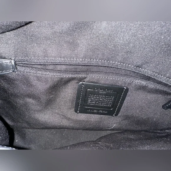 Coach Black and faux snake skin Women's Bag - Picture 8 of 8